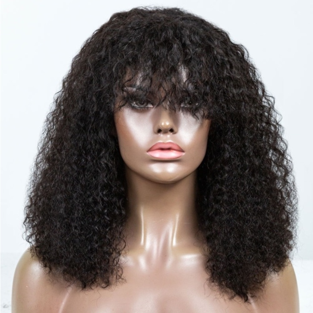 16" Burmese Curly LaceClosure Wig (5**5") Size M